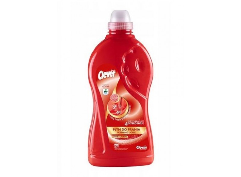 Засіб для прання рідкий Clever Color 2 л (97-153) Засіб для прання рідкий Clever Color 2 л (97-153)
